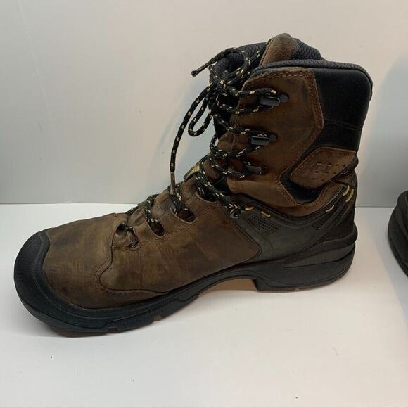 KEEN Dover 8” Men’s Utility Dark Earth/Black Work & Safety Boot Size 14(2E) Wide